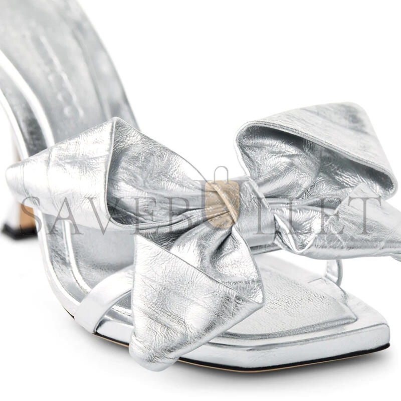 Ji*y Ch* staz sandal 90 silver vintage metallic leather sandals stazsandal90gwg